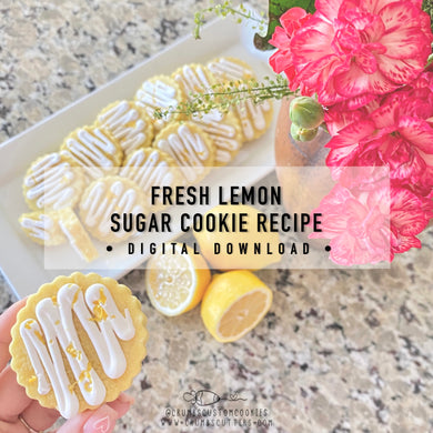 Fresh Lemon Sugar Cookie Recipe