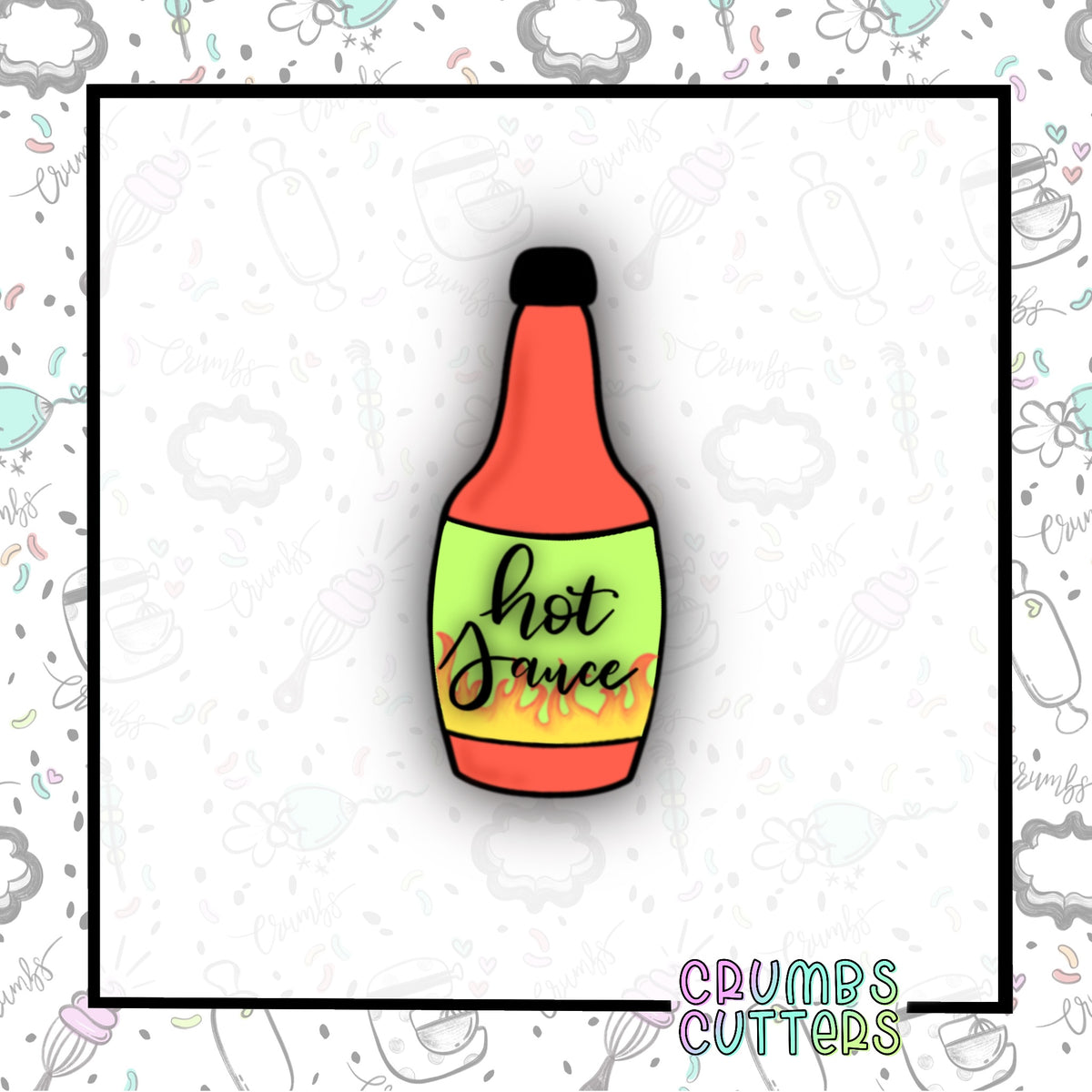 Hot Sauce/Beer Bottle Cookie Cutter Crumbs Cutters