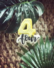 Load image into Gallery viewer, Lettered Number 4/Four Cookie Cutter