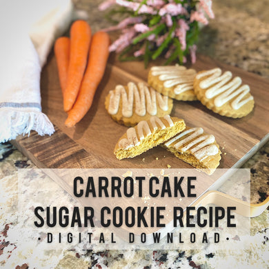 Carrot Cake Sugar Cookie Recipe