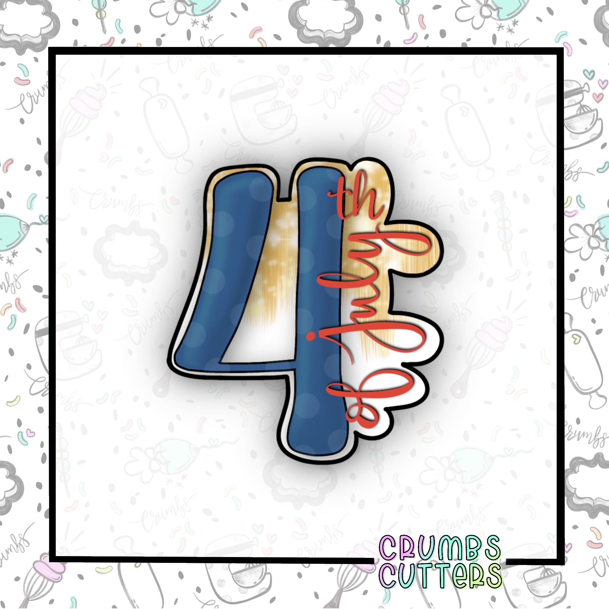 4th Of July Cookie Cutter – Crumbs Cutters