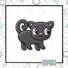 Load image into Gallery viewer, Black Cat Cookie Cutter