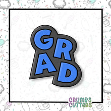 Load image into Gallery viewer, GRAD Graduation Cookie Cutter