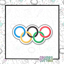 Load image into Gallery viewer, Olympics logo Cookie Cutter