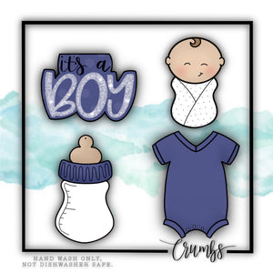 It's a Boy Cookie Stencil