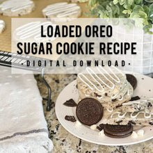 Load image into Gallery viewer, Loaded Oreo Sugar Cookie Recipe