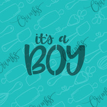Load image into Gallery viewer, It&#39;s a Boy Cookie Stencil