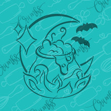 Load image into Gallery viewer, Halloween Cauldron PYO Pattern Cookie Stencil