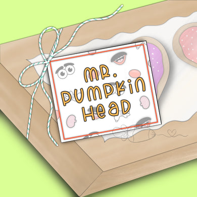 Mr. Pumpkin Head Printable Tags