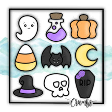 Load image into Gallery viewer, Halloween Minis Cookie Cutter Set