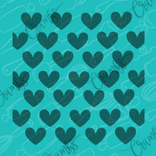 Load image into Gallery viewer, Large Heart Pattern Cookie Stencil