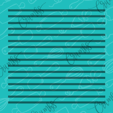 Thin Stripe Pattern Cookie Stencil
