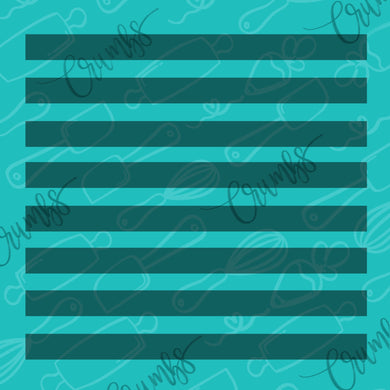 Thick Stripe Pattern Cookie Stencil