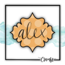 Load image into Gallery viewer, Alex Plaque Cookie Cutter