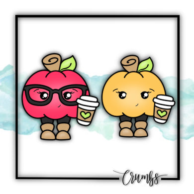 Basic Pumpkin Girl / Apple Teacher Cookie Cutter
