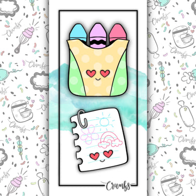 Crayon Cookie Cutter Duo