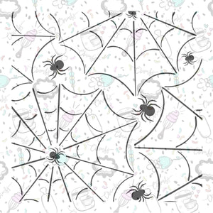 Spider Web Cookie Stencil