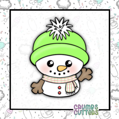 Snowman Shortie Cookie Cutter