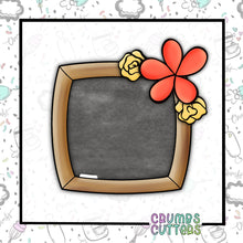 Load image into Gallery viewer, Floral Chalkboard Cookie Cutter