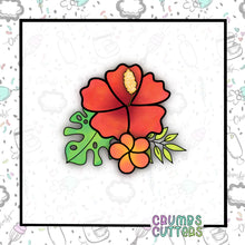 Load image into Gallery viewer, Tropical Floral Cookie Cutter