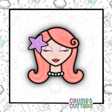 Load image into Gallery viewer, Mermaid Girl Cookie Cutter