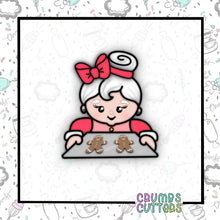 Load image into Gallery viewer, Mrs. Claus Baking Cookie Cutter