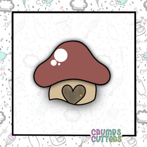 Mushroom Gnome Home Cookie Cutter