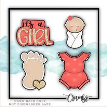 Load image into Gallery viewer, Baby Girl Cookie Cutter Quad