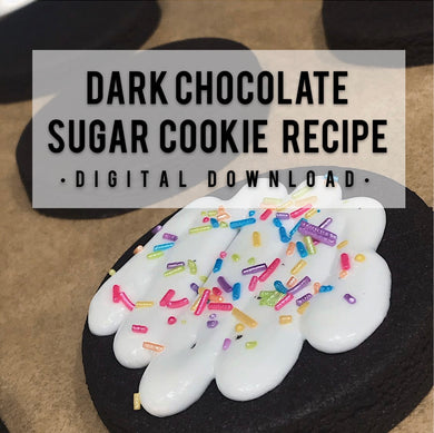 Dark Chocolate Sugar Cookie Recipe