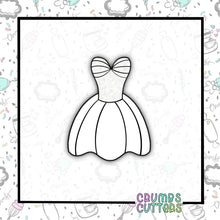 Load image into Gallery viewer, Wedding/Princess Dress Cookie Cutter